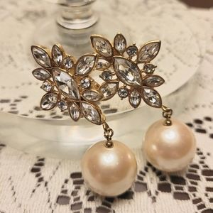 Monet RARE classic cocktail wedding earrings